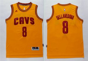 Maillot De Basket Cleveland Cavaliers Matthew Dellavedova 8 Tissus Sportif Fans Edition Jaune